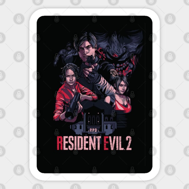 Resident Evil 2 Remake Sticker by rising67